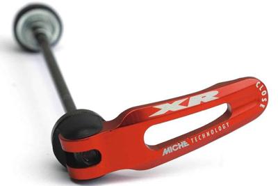 Miche quickrelease set (v+a) xr rood lengte 147/180 mm
