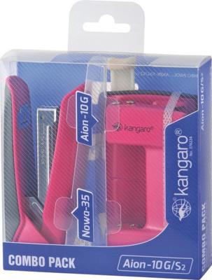 Comipack Nietmachine en perforator roze