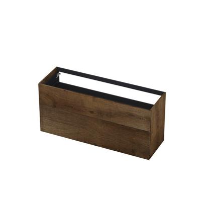 INK - Onderkast 2 Laden Push To Bestaande Uit: - 1400x450x650 Mm - Chocolate Fineer