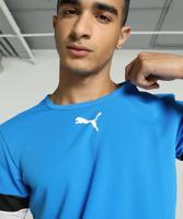 PUMA teamRISE Voetbalshirt Blauw Zwart Wit - thumbnail