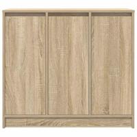 Dressoir 85x34x76 cm spaanplaat Sonoma eikenkleurig - thumbnail