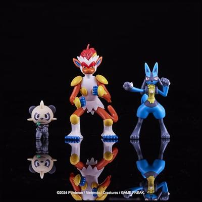 Pokemon Battle Figure Multi Pack Fighting Type (Infernape, Lucario, Pancham)