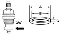 Cornat Dichting-Set Kranen 3/4 (2St) - TEC380222 - thumbnail