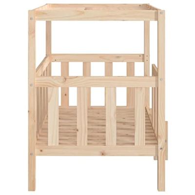 VidaXL Hondenmand 105,5x83,5x100 cm massief grenenhout