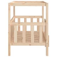 VidaXL Hondenmand 105,5x83,5x100 cm massief grenenhout - thumbnail