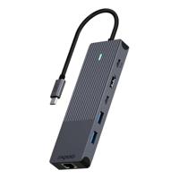 Rapoo USB-C Multiport Adapter, 6-in-1 - thumbnail