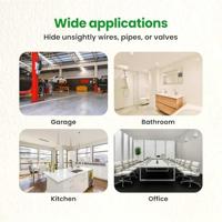 VidaXL Toegangs paneel groen en zilver 25 x 35 cm - thumbnail