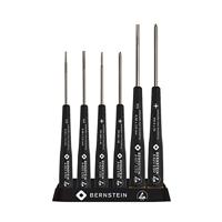 Bernstein Tools for Electronics Bernstein Werkzeugfabrik Schroevendraaierset ESD 6-delig Plat, Kruiskop Phillips - thumbnail
