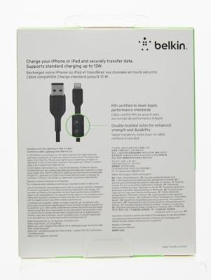 Kabel Lightning Belkin CAA002BT2MBK Zwart 2 m Kabel Lightning Belkin CAA002BT2MBK Zwart 2 m