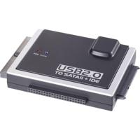 USB 2.0 Converter [1x USB-A 2.0 stekker - 1x IDE-bus 40-polig, IDE-bus 44-polig, SATA-combi-stekker 15+7-polig] 0.90 m - thumbnail
