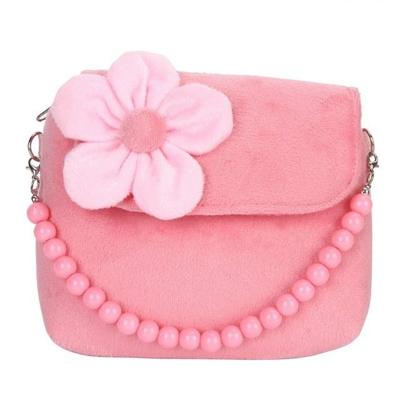 3 STKS mode schoudertas kinderen meisjes prinses bloem Messenger handtas mooie portemonnees (roze)