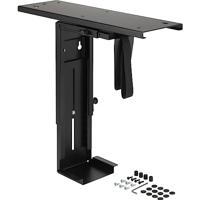 SpeaKa Professional SP-6353552 PC-houder Onder tafel, Verticaal Zwart Belastbaar tot: 10 kg - thumbnail