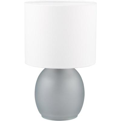 Moderne LED Tafellamp Grijs - E14 Fitting - Glas