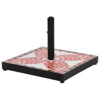 VidaXL Parasolvoet vierkant 12 kg terracottakleurig wit - thumbnail