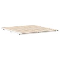 Bedframe Wit 180 x 210 cm Massief grenenhout - thumbnail