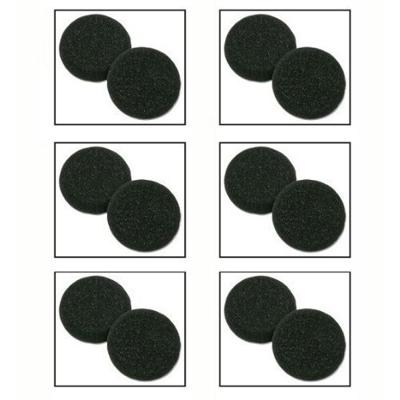 Plantronics (15729-05) 6-paar vervangende schuimoortjes voor oorset/headset: H51, H51N, H61, H61N, H91, H91N, H101, H101N, SP04, SP05, PLX400, PLX500