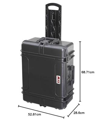 WCS Protection 620TR H250 koffer zwart incl. plukschuim