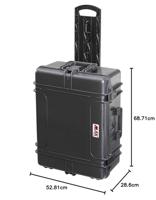 WCS Protection 620TR H250 koffer zwart incl. plukschuim - thumbnail