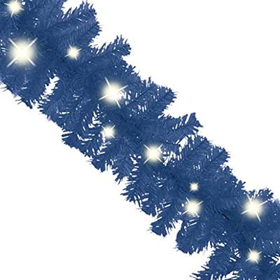 Kerstslinger met LED-lampjes 5 m blauw