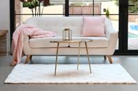 Deken DKD Home Decor 150 x 200 x 2 cm Roze Scandinavisch - thumbnail