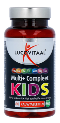 Lucovitaal Multi+Compleet Kids 60Tabletten Lucovitaal Multi+Compleet Kids 60Tabletten