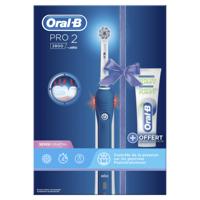 Oral-B PRO 2 2800 Elektrische Tandenborstel Powered By Braun + Gum Purify Tandpasta - thumbnail