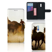 OPPO Reno Telefoonhoesje met Pasjes Design Cowboy - thumbnail