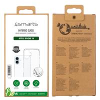 4Smarts Hybrid Case Ibiza Backcover Apple iPhone 16 Transparant Inductieve lading - thumbnail