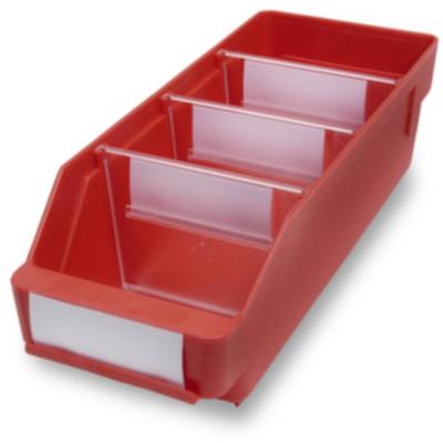 443635 Stellingbak ESD Geschikt voor levensmiddelen (b x h x d) 120 x 95 x 300 mm Rood 30 stuk(s)