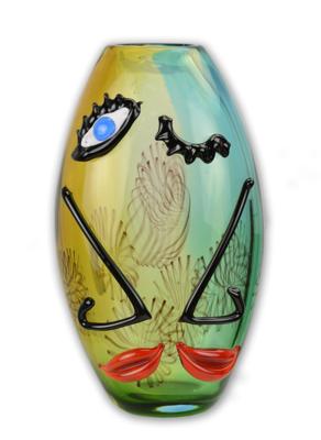 MURANO STIJL ABSTRACTE GLAZEN VAAS