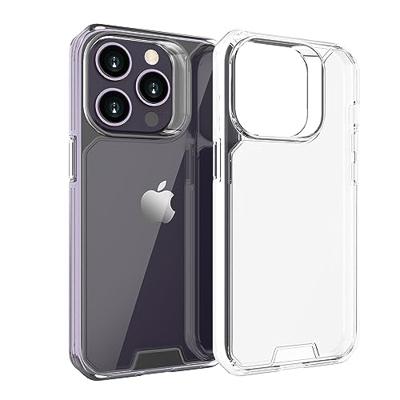 Muvit for Change beschermhoes, schokbestendig, 2 m, transparant, compatibel met Apple iPhone 14 Pro