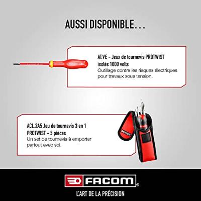 Facom Set van 10 Schroevendraaiers - ATW.J10PB - thumbnail