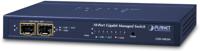 PLANET Managed Desktop Switch 8-Port 10/100/1000Mbps + 2-Port 100/1000X SFP Port 8 ondersteunt PoE In - thumbnail