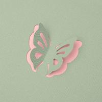 Vaessen Creative • magnetische pons 3d vlinder 3,8x4,6cm - thumbnail