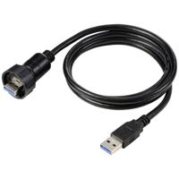 TRU COMPONENTS TC-12770412 USB 3.0-adapter inclusief 1 m kabel 1 stuk(s) - thumbnail
