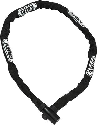 Abus kettingslot 4804k/110 zwart, 4mm dik, 110cm, fiets - thumbnail
