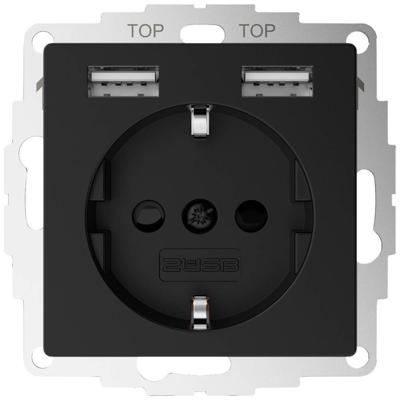 2USB 2U-449399 Stopcontact (onderbouw) Met USB Crème-wit 2USB 2U-449399 Stopcontact (onderbouw) Met USB Crème-wit