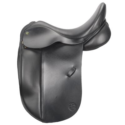 Ideal Suzannah dressuurzadel Plus zwart maat:17.5 mw Ideal Suzannah dressuurzadel Plus zwart maat:17.5 mw