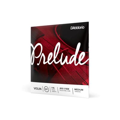 D'Addario J810 1/16M Prelude String Set, 1/16 Scale, Medium Tension Vioolsnarenset