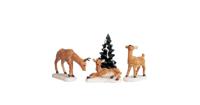 Kerstfiguur Dad and fawns LEMAX - Lemax - thumbnail