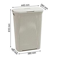 Curver style wasbox 40 l ivoor - thumbnail