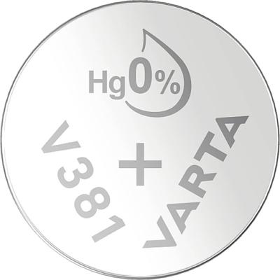 Varta Knoopcel 381 1.55 V 1 stuk(s) 49 mAh Zilveroxide SILVER Coin V381/SR55 NaBli 1 Varta Knoopcel 381 1.55 V 1 stuk(s) 49 mAh Zilveroxide SILVER Coin V381/SR55 NaBli 1