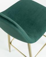 Kave Home Barkruk 'Nolite Gold' (zithoogte 75cm), kleur Donkergroen - thumbnail