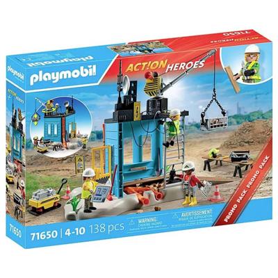 PLAYMOBIL Action Heroes promopack bouwplaats 71650