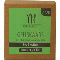 Yours Naturally Geurkaars in glas hop & kruiden 20cl 1 Stuks - thumbnail