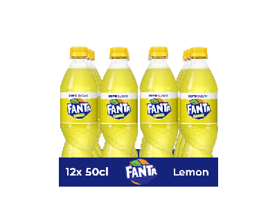 Fanta zero lemon pet (12x 50cl)