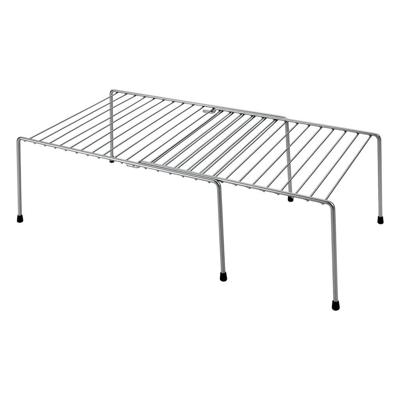 Metaltex uitschuifbaar rek 24x15x33/57 cm zilver