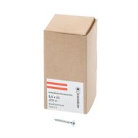 Spaanplaatschroef verzinkt platkop torx-15 3.5X25 voldraad (200) - thumbnail