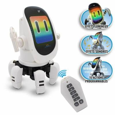 Programmeerbaar speelgoed met afstandsbediening - SILVERLIT - YCOO OCTOBOT SQUID - Rotatie - Blauw - Vanaf 5 jaar Programmeerbaar speelgoed met afstandsbediening - SILVERLIT - YCOO OCTOBOT SQUID - Rotatie - Blauw - Vanaf 5 jaar