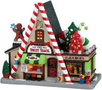 Lemax the sweet shack verlicht kersthuisje Caddington Village 2023 - thumbnail